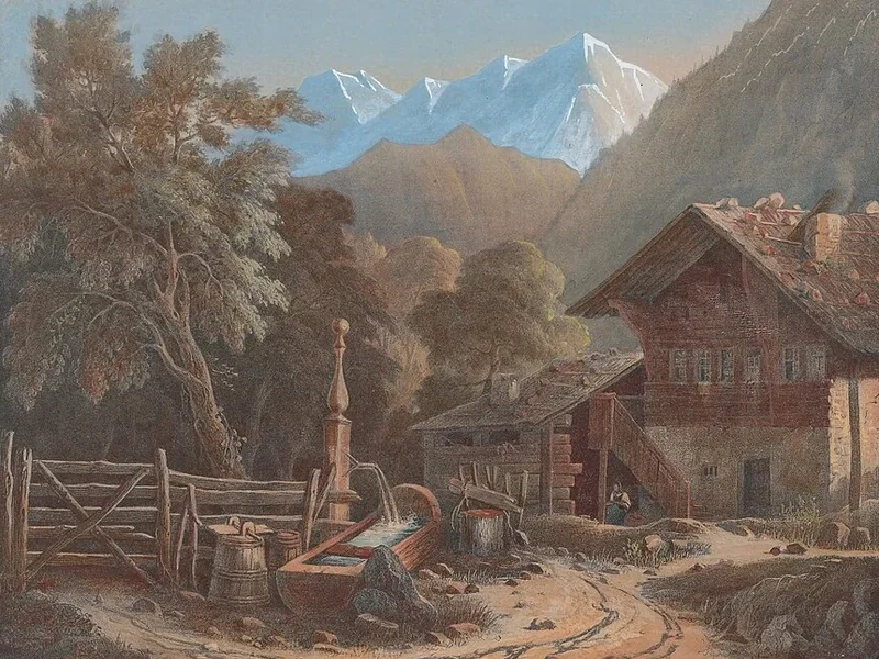 1783-Henri Boug d'Orschwiller - Scena alpina